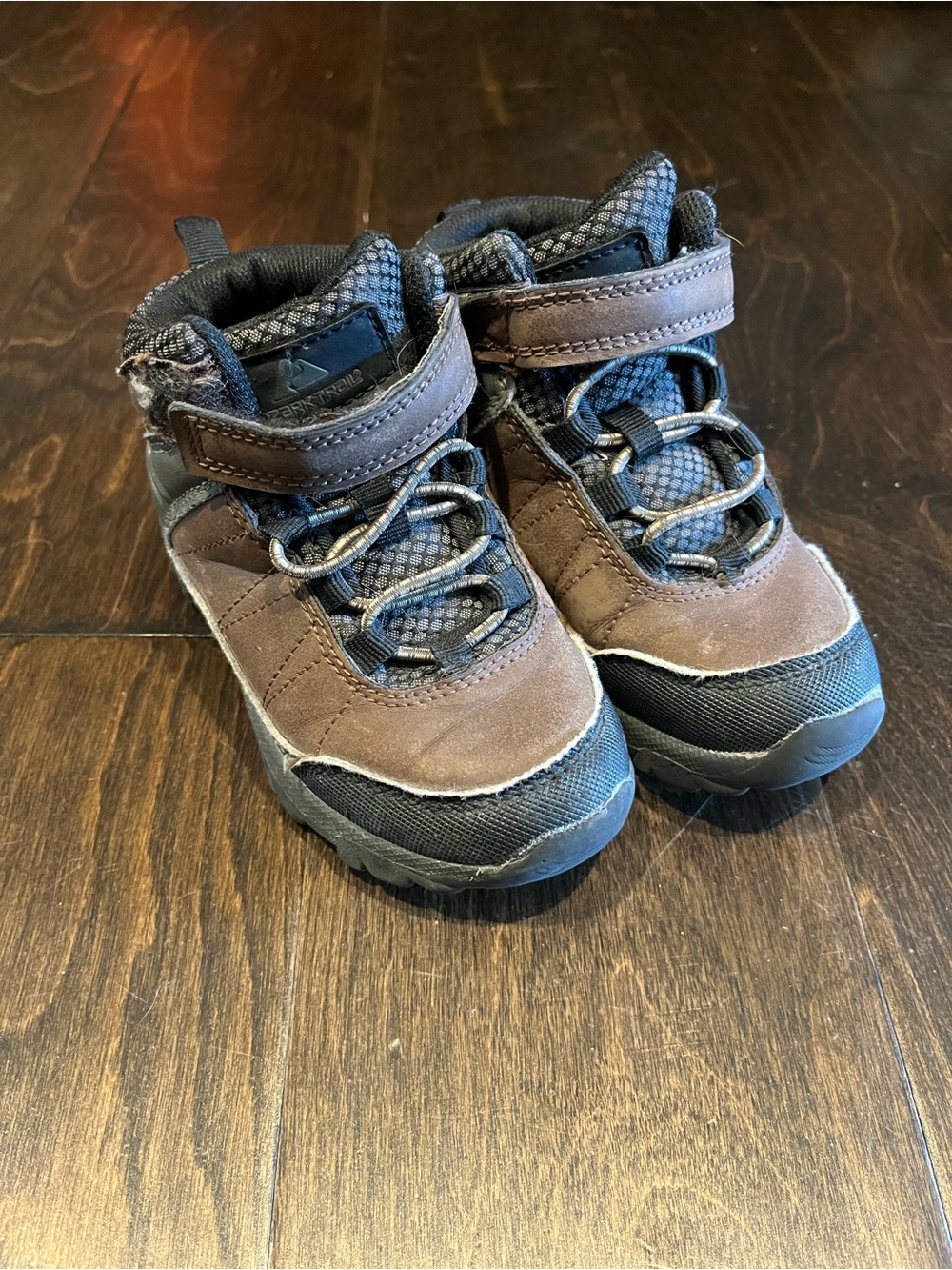 Ozark Trail Kids Brown and Black Hiking Boots